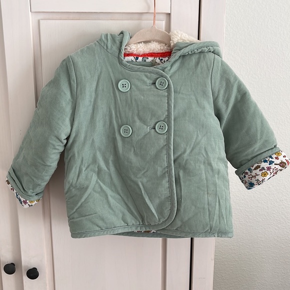 Mini Boden Other - Mini Baby Boden (EUC) | 6-12m corduroy sherpa hood jacket coat